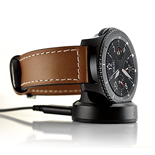 Gear S3 Ladegerät, EveShine Ersatzzubehör S3 Klassik / Frontier Ladegerät Ladestation Dock für Samsung Galaxy Gear S3 Klassik / Frontier Smart Watch - 3