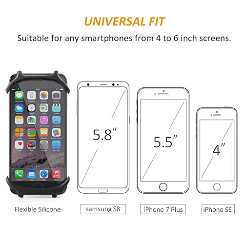Soporte del Tel fono M vil para Bicicletas y Motos Universal Ultra Estable con una sujeci n perfecta--Fnova reviews Soporte del Tel fono M vil para Bicicletas y Motos Universal Ultra Estable con una sujeci n perfecta--Fnova