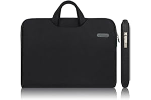 Arvok 11-11.6 Pulgadas Funda para Portátiles/Maletín Funda Bandolera para MacBook Pro Retina/MacBook Air/Protectora Funda Bolso para Acer/ASUS/DELL/Lenovo/HP/Samsung (Negro)