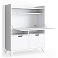Vicco Secretary desk Berdi, White, 110 x 45 cm