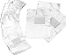 200x Lint Nail Art Tips Wipes Paper Pad Foil UV Gel Acrylic Polish Remover Pad
