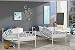 Produktbild Etagenbett Hochbett Stockbett Metall Lattenrost Neu 90x200 cm weiss
