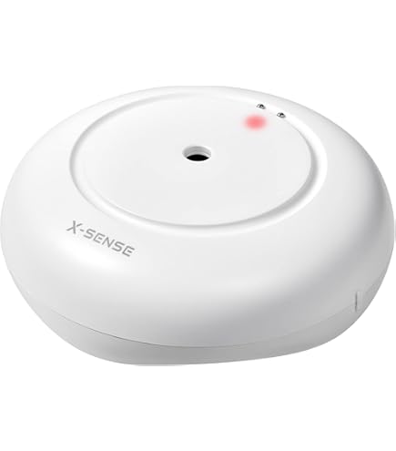 X-Sense Rilevatori D'Acqua Wi-Fi - Set Da 3 Con Sensore IP66 E Notifiche App