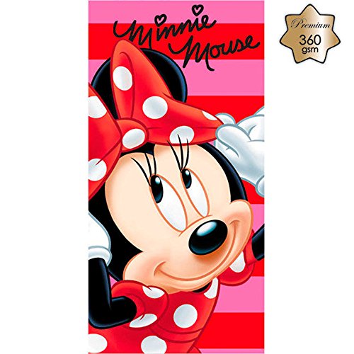 Minnie Maus - Bow Strandtuch (Premium Baumwolle)