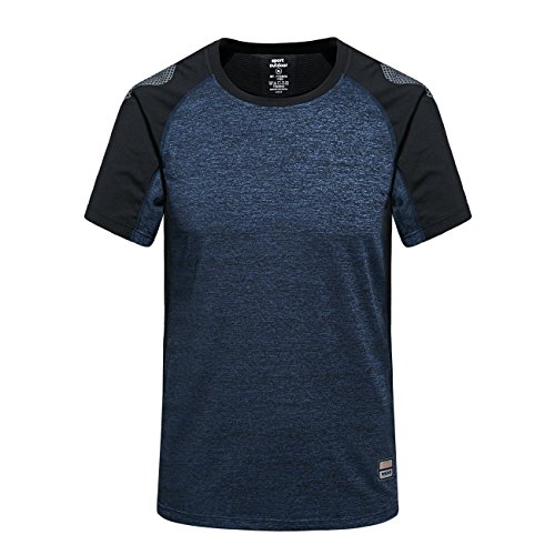 Quick Dry Atmungsaktiv Fahrrad Sportshirt Herren Kurzarm Ärmel Sommer Outdoor Fitness Funktionsshirt
