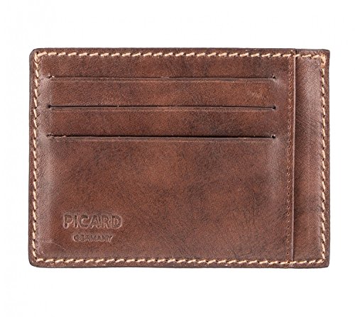 Preisvergleich Produktbild PICARD TOSCANA Herren Kreditkartenetui Kartenetui Lederetui Kastanie 3639
