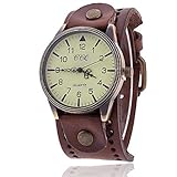 Herren Armbanduhr ALIKEEY CCQ Marke Leder Vintage Watch Männer Frauen Armbanduhr Quarz Quarzuhr Männer Edelstahl Mesh Business Fashion Armbanduhr Mann Runde
