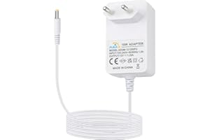 XZGM 12V1.25A Netzteil für Echo Dot und Echo Show 5, Echo Dot (3./4. Gen.), Echo Show 5, Echo Spot und Fire TV Cube | 12V15W Ladegerät weiß