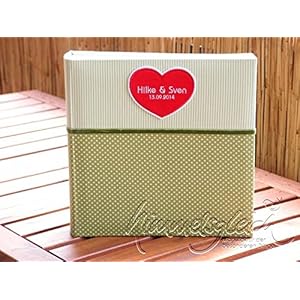 Fotoalbum Hochzeit grün