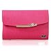 Produktbild BMC Super Süsse Mini Heiß Rosa Kunst Leder Tweed Druck Umschlag Stil Clutch XL Nagel Stempeln Platte Träger
