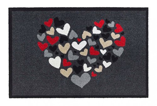 Sauberlaufmatte Impression Hearts in 60 x 40 cm