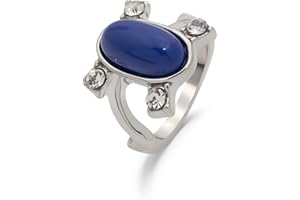 Yifnny Bague Lumière du Jour, Bague Vintage Saphir Créé Bague Lumière du Jour Elena Gilbert TVD Bague Lumière du Jour pourFemmes Filles Fans de la Taille 6-10