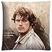 Produktbild Kissenbezug mit Outlander-Motiv, Sam Heughan, aus Polyester und Baumwolle, mit Reißverschluss, 45 x 45 cm