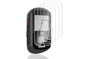Jewloofa Vetro Temperato per Garmin Edge 130 Plus Pellicola Protettiva [4 Pezzi], Durezza 9H/Anti-Impronte, Vetro Pellicola Protettiva per Garmin Edge 130 Plus