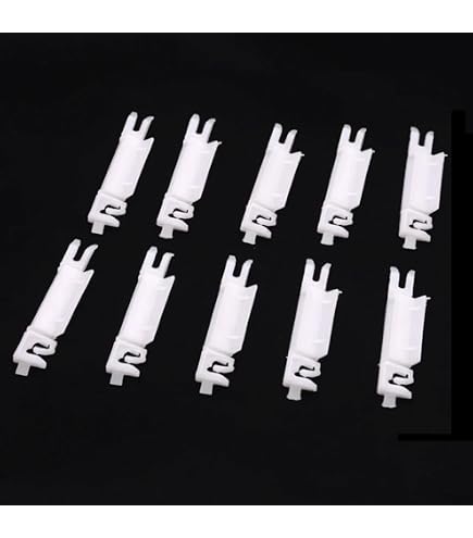 Lot De 12 Clips De Fixation Pour Garniture De Pare-brise Avant - Référence 8120AL/8120AF - Compatible Peugeot