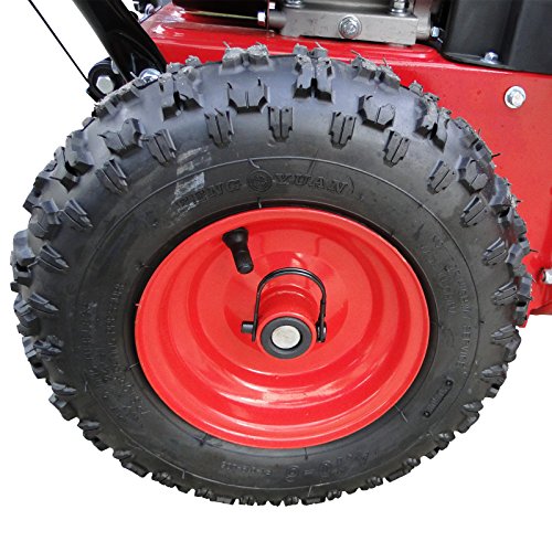 Schneefräse Schneeräumer Schneepflug Premium extra breit 60cm – 6,5 PS Benzinmotor E-Start - 9