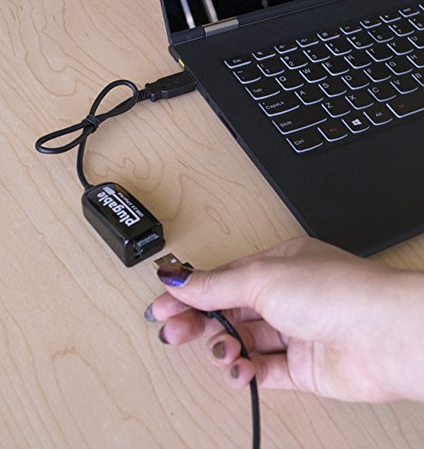 Plugable USB 2.0 2-Port Hub (Kompakt, bis zu 480 Mbit/s, Windows, Linux, OS X, Chrome OS) - 3