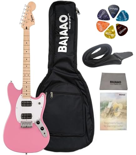 Fender Squier Sonic Mustang Hh Mn Electric Guitar with Gig-Bag