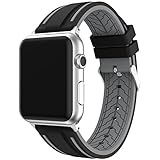 EL-move for Apple iWatch Armband 42mm, Serie 1/2/3/4 Sport Silikon Armbanduhr Silikonarmband Ersatzarmband Armband für Apple iWatch/Apple Uhr Nike+ Serie 1 Serie 2 Serie 3 Serie 4 (Graffiti 38MM)
