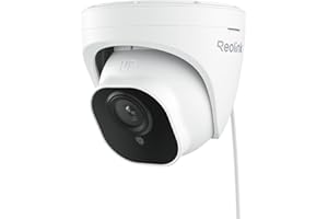Reolink 5MP Telecamera Esterno PoE, Rilevamento di Uomo/Veicolo/Animale, Visione Notturna IR 30 metri, Videocamera Sorveglianza Esterno Impermeabile IP67, Audio, Slot per Scheda microSD, RLC-520A