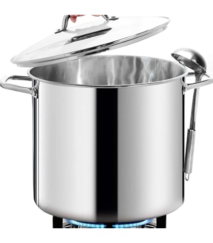 TGBYW Pentolone per Salsa/Pentola,201 Acciaio Inox Stockpot,for