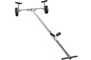 SUPROD Launching Trolley Boat Cart Hand Trailer Foldable Inflatable Boat Trolley TR260, PU, Ø 260 mm