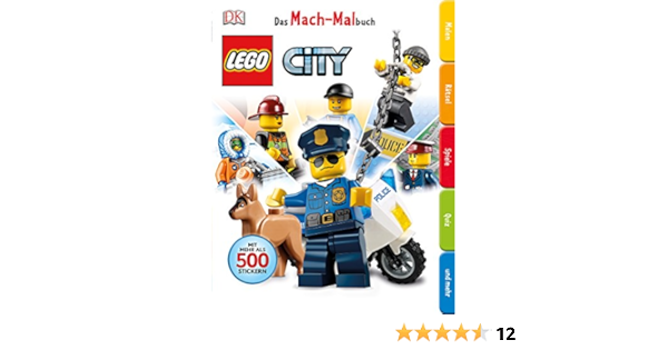 Das Mach Malbuch Lego City Amazon De Dorling Kindersley Bucher