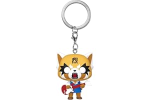 Funko Pop! Brelok do kluczy: Aggretsuko - Z gitarą - Mini kolekcjonerska figurka winylowa nowość brelok - wypełniacze do skarpet - pomysł na prezent - oficjalny towar - Anime Fani - Minifigurka