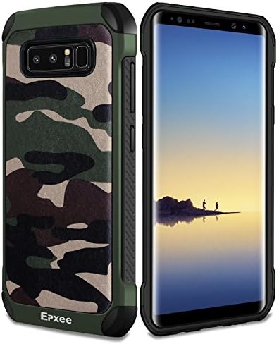 Samsung Galaxy Note 8 Case, Epxee Shockproof [Heavy Duty Protective] Silicone Bumper Phone Case Cover [for Galaxy Note 8] - (Camouflage-001)