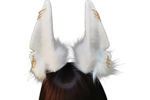 BUHIM Anubis Cosplay Schakal Wolf Ohren Fuchs Ohren Punk Stil Tier Cosplay Ohren