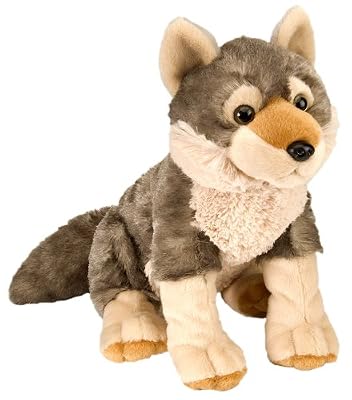 Wild Republic - 10963 - Cuddlekins - Peluche - Loup - 30 cm