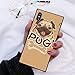 Price comparison product image PandaWanderer iPhone Xs Max Case Pug Dog Rectangle Full Body Shockproof Cellphone Cover Plastic Black Frame Case for iPhone Xs Max, 1 Pack