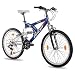 Produktbild 24" KCP JUGENDFAHRRAD KINDERFAHRRAD MOUNTAINBIKE GUARO 18 Gang weiss blau - 61,0 cm (24 Zoll)