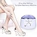 Wax Heater 500ml Wax Pot for Home and Salon, Wax Warmer for Hair Removal Depilatory Wax Beauty, Wax Machine for All Wax Type Paraffin Wax, UK Plug