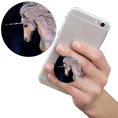 Preisvergleich Produktbild Anondi Ausziehbarer Sockel für Handy, Einhorn Weiß und Schwarz