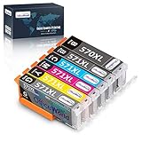 La boîte est installée: cartouche non d'origine: 6, PGI-570XL / CLI-571XL Cartouches d'encre (1 Grand Noir, 1 Petit Noir, 1 Cyan, 1 Magenta, 1 Jaune, 1 Gris).