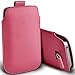 Price comparison product image I-Sonite (Baby Pink) Premium Slip In Pull Tab Sleeve Faux Leather Pouch Case Cover For OnePlus 6T McLaren [XXXL]