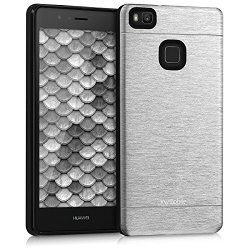 kwmobile Funda para Huawei P9 Lite - Carcasa Protectora de  Aluminio  para m  vil - Case  Trasero   Plata 
