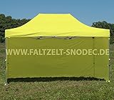 Faltzelt Faltpavillon 3x4.5 rot mit 4 Seitenteilen PVC 350g GM Partyzelt Pavillon Verkaufszelt wasserdicht
