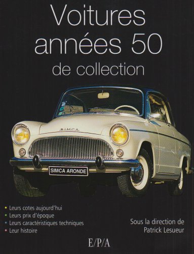 couverture de : Voitures ann&eacute;es 50 de collection