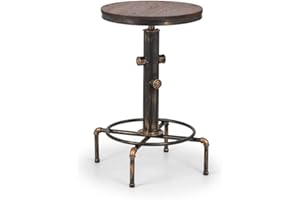 Julian Bowen Rockport Bar Table, Mocha/Black