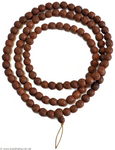 BUDDHAFIGUREN Cadena de oración budista - Semillas Bodhi de 13 mm de ancho - con bolsa