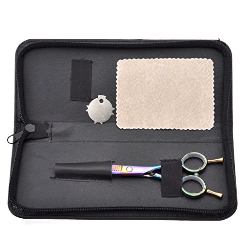 Ayliss Professional Barber Hair Cutting Scissors 5.5 inch with Case,#2 Thinning Scissor