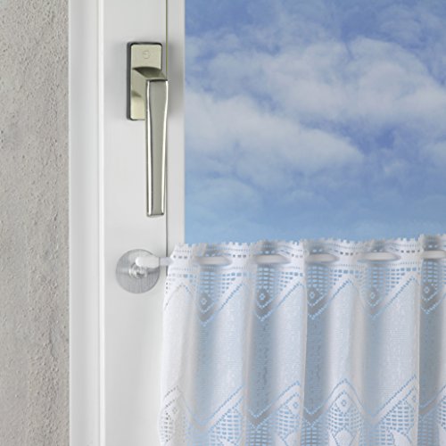 Wenko 21790100 Static-Loc Universalhaken Edelstahloptik, 2er Set, Befestigen ohne bohren, Kunststoff, 3,8 x 1,6 x 3,8 cm - 5