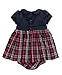 Mamas and Papas Baby-Girls Tartan Dress and Knickers Clothing Set, Multicoloured (Tartan), 0-3 Months (Manufacturer Size: 2-3)