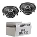 Produktbild BMW 3er E30 - Lautsprecher Boxen Helix Match MS5X 13cm Koaxsystem Auto Einbauzubehör - Einbauset