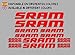 Produktbild PEGATINAS SRAM F173 VINILO ADESIVI DECAL AUFKLEBER MTB STICKERS BIKE ROJO