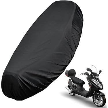 ZKSXOA Waterdichte stoelhoes voor 50-70 cm stoelen, motorfiets zitbankhoes motorfiets stoelbekleding stoelbekleding kussen stofkussensloop met elastiek voor motorfiets scooter zitbescherming