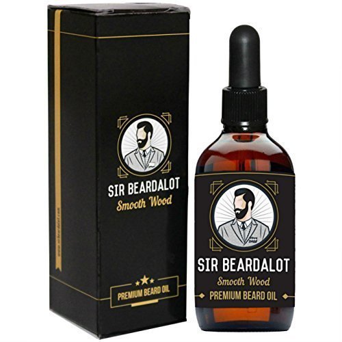 Sir Beardalot Beard Oil For Men - Smooth Wood - 30ml