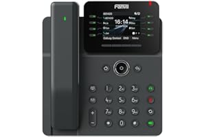 Fanvil V62 PRO, Telefono IP con Display a Colori, 21 Tasti Programmabili, Cornetta Bluetooth, 12 Linee SIP